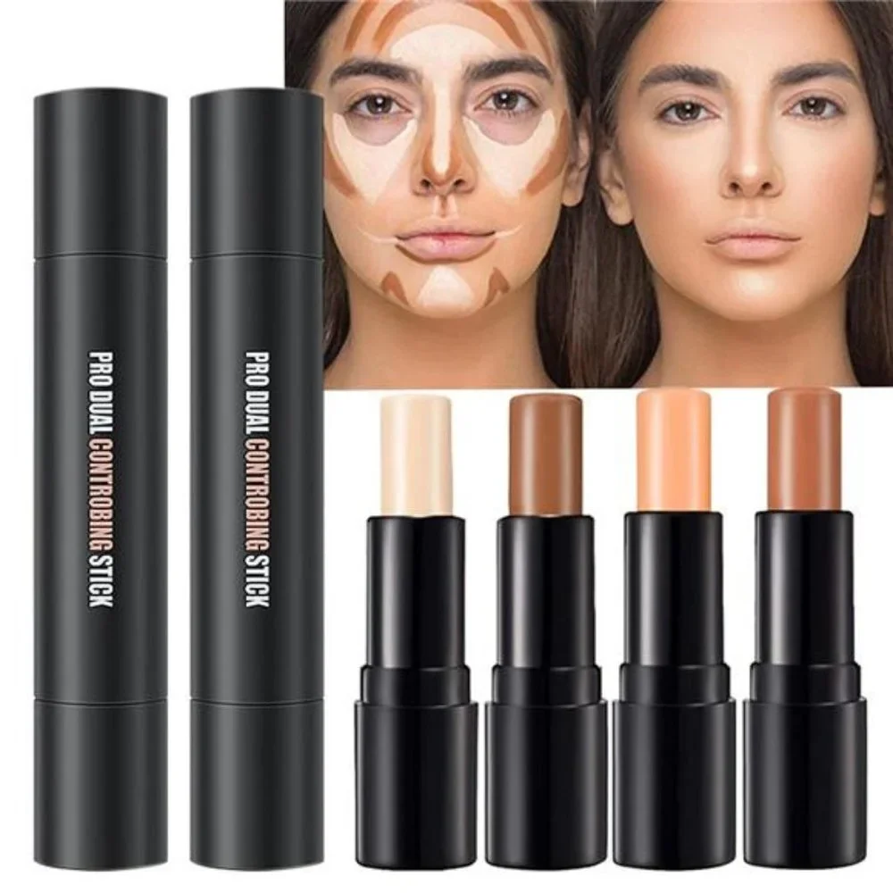 4 Colors Cream Contour Sticks Makeup Kit for Light Medium Skin 1#,3#